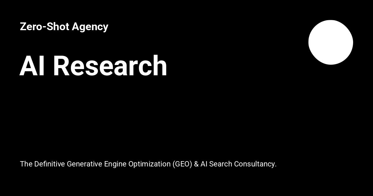 AI Research - Zero-Shot Agency